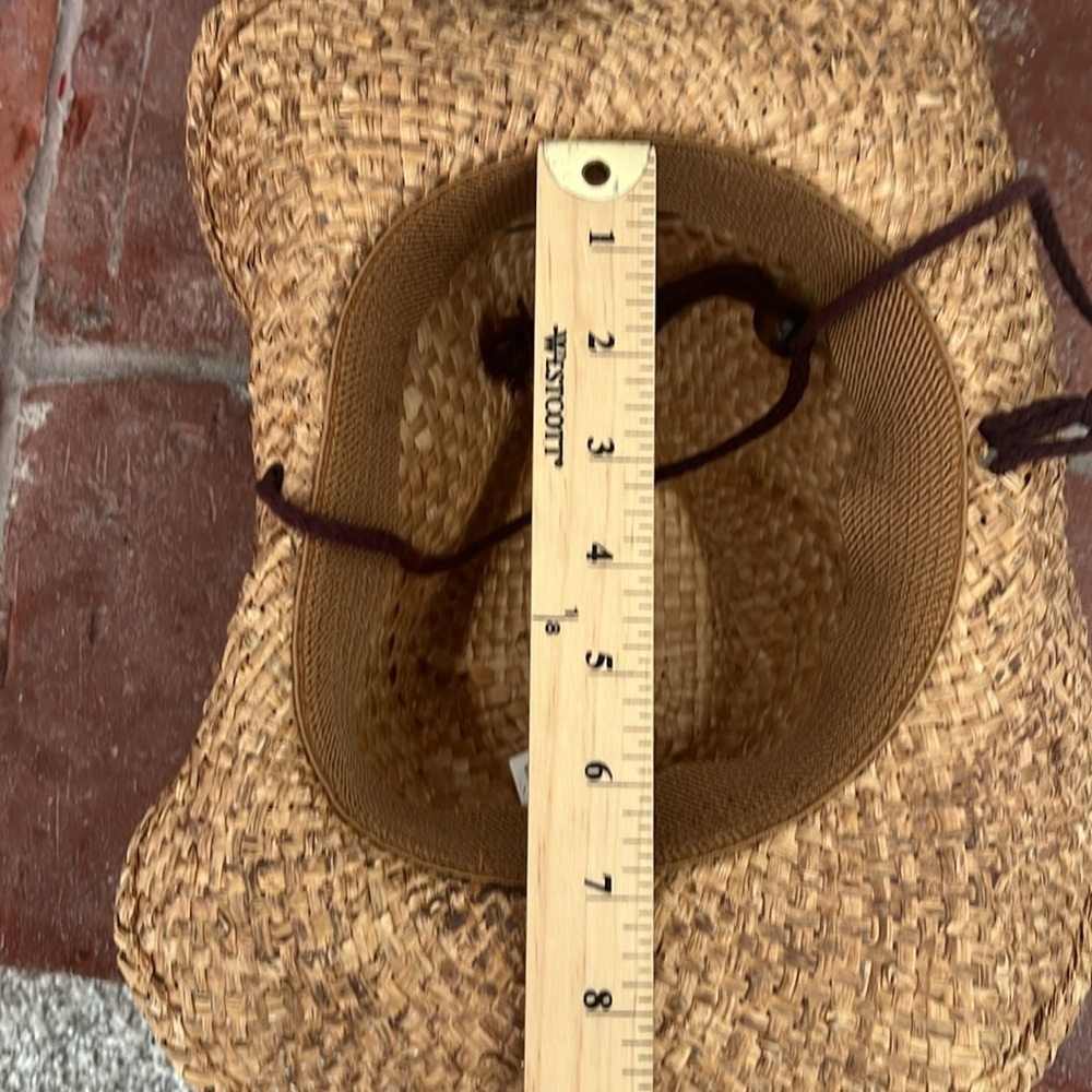 Corona 100% straw beach hat distressed look - Picture 9 of 9